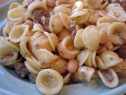 Orecchiette with Pork and Cannellini Beans