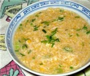 Egg Ribbon and Parmesan Soup