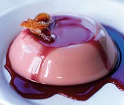 Pomegranate Panna Cotta
