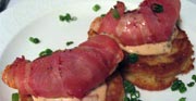 Prosciutto Wrapped Shrimp Scampi