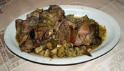 Agnello Arrosto con Carciofi