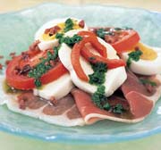 Antipasto Salad with Basil Dressing