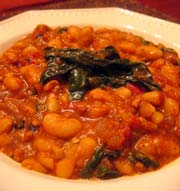 Cannellini Beans with Tomato-Sage Sauce