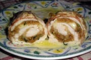 Chicken Breast Rolls With Prosciutto and Cheese