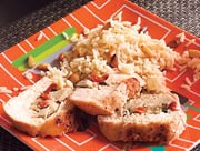 Chicken Breasts Stuffed with Artichokes, Fontina Cheese and Sundried Tomatoes