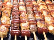 Sausage and Chicken Skewers