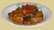 Cod Stew with Olive and Capers