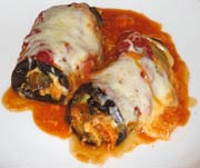 Eggplant-Wrapped Fillets Of Snapper