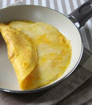 Eggs with Fontina Cheese
