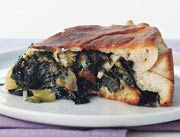 Escarole Stuffed Pizza