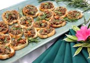 Crostini di Noce, Arugula e Gorgonzola