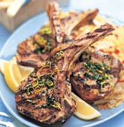 Grilled Lemon Parsley Veal Chops