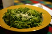 Linguine with Genovese Pesto and String Beans