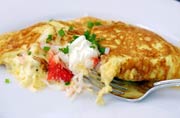 Crab Meat Omelette