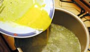 Peas with Eggdrops