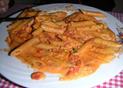 Penne con Gorgonzola e Pomodoro