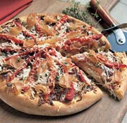 Pizza with Prosciutto and Balsamic Onions