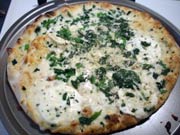 White Pizza with Goat Cheese and Swiss Chard