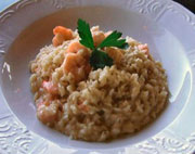 Rice With Curry Sauce and Shrimp