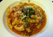 Rigatoni Bolognese with Vegetables