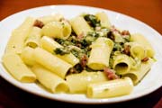 Rigatoni with Sausage and Escarole