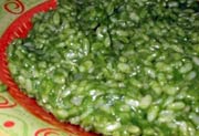 Risotto with Spinach and Basil