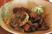 Sage, Onion and Wild-Rice Risotto Cakes