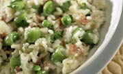 Risotto with Peas and Prosciutto 