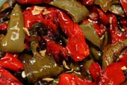 Peperoni Arrosto con Basilico e Aceto Balsamico