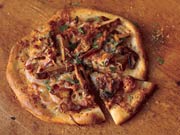 Sausage, Red Onion, and Wild Mushroom Pizza