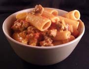 Pasta with Sausage Sauce