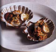 Scallops in Saffron Sauce