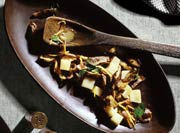 Shiitake Mushrooms with Pecorino Cheese