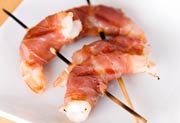 Grilled Shrimp In Prosciutto