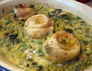 Sole and Shrimp Roulades
