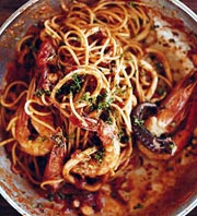 Spaghetti with Seafood