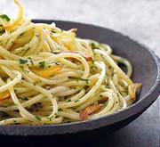 Spaghetti with Garlic and Olive Oil