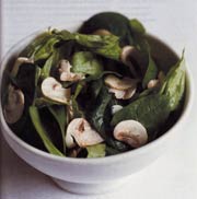 Spinach and Mushroom Salad