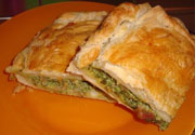 Spinach and Salmon Tart