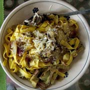 Tagliatelle with Artichokes