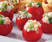 Crab and Tomato Tidbits