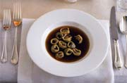Mushroom Tortellini in Mushroom Broth