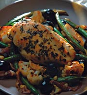 Pollo alla Toscana con Insalata di Fagioli