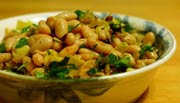 White Bean Salad with Spinach, Olives, and Sun-Dried Tomatoes