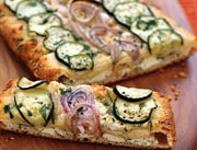 Zucchini and Red Onion Focaccia