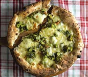 Walnut Pesto and Zucchini Pizza